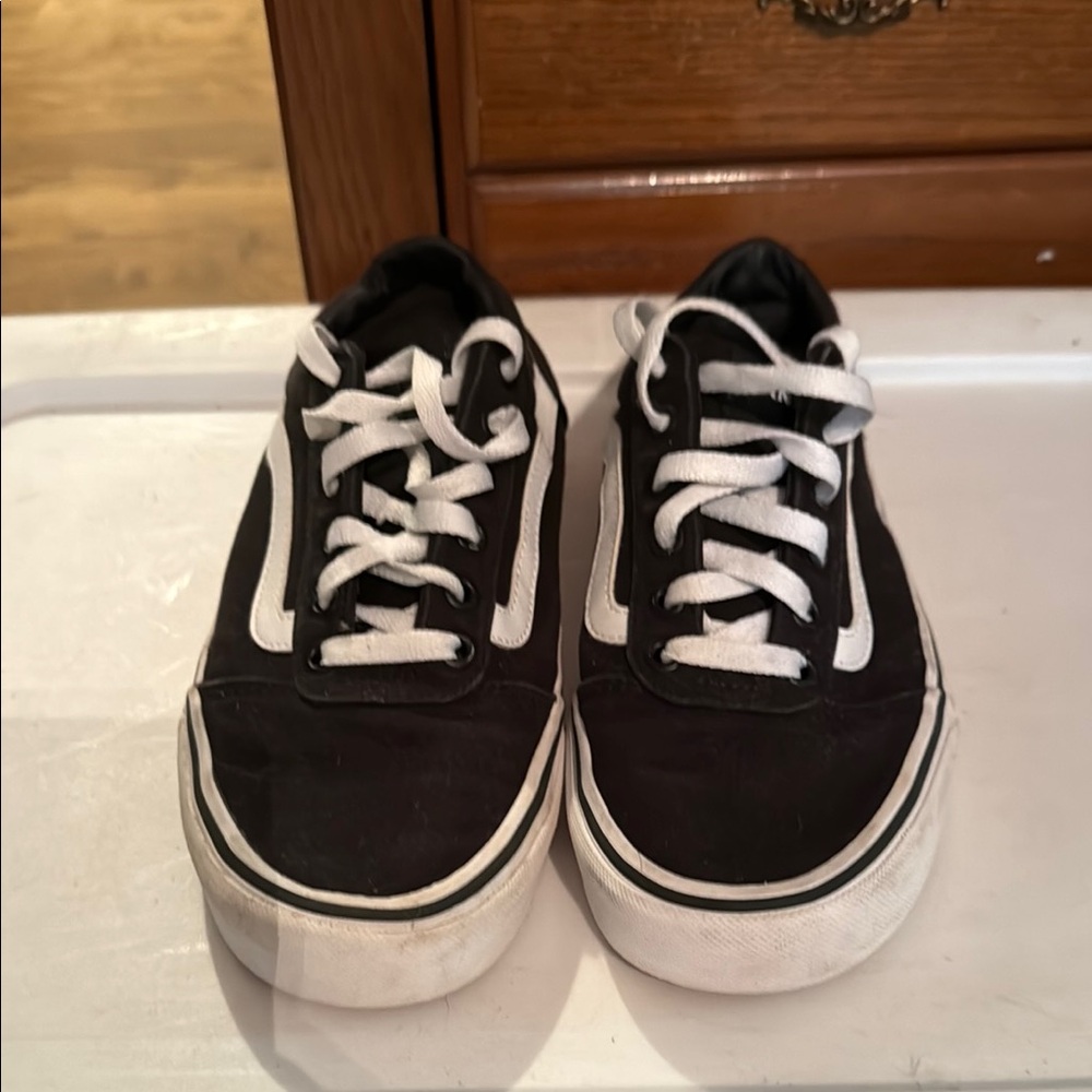 Vans Classic Black and White Sneakers
